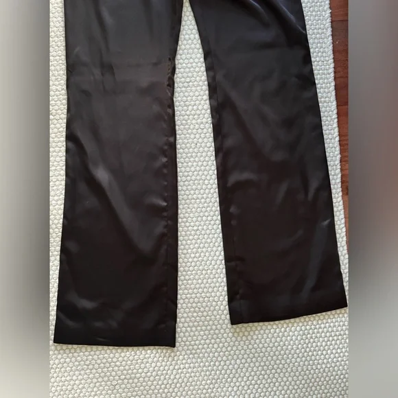 Satin Straight leg pant - black - Picture 5 of 5